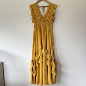 Baltic Born Mustard Maxi Dress